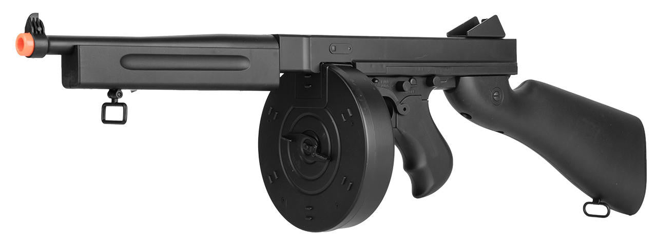 Well M1A1 WWII Submachine Gun AEG, Black