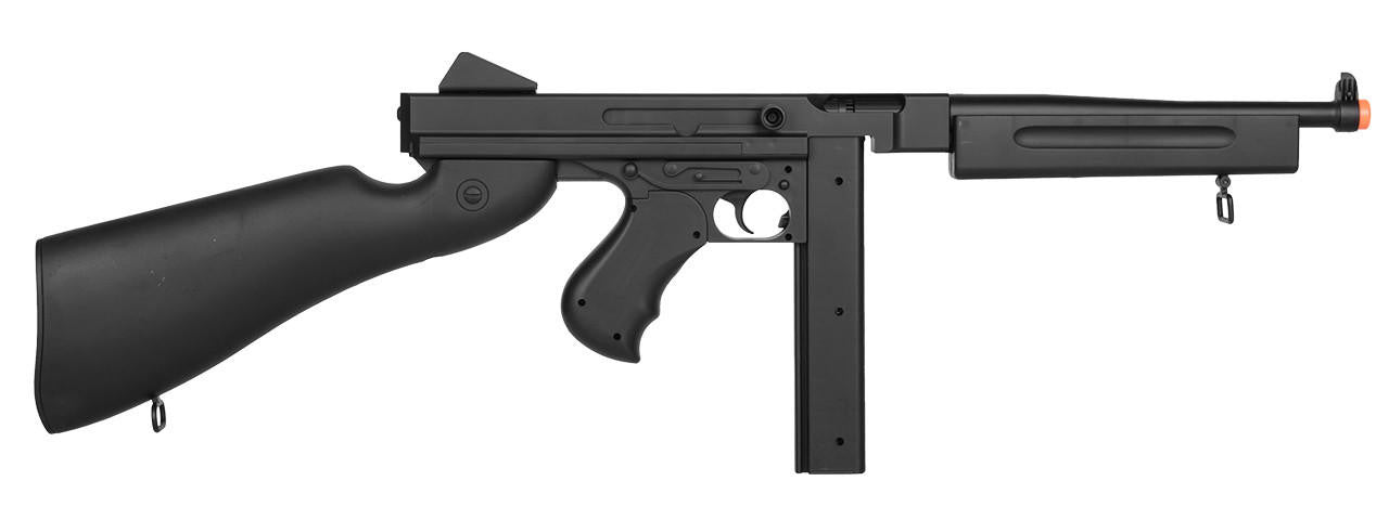 Well M1A1 WWII Submachine Gun AEG, Black
