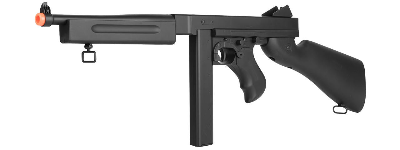 Well M1A1 WWII Submachine Gun AEG, Black