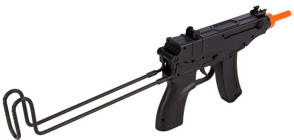 Well VZ61 Scorpion CO2 Airsoft SMG, Black