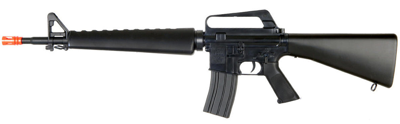 WellFire M16A1 Tactical Carbine Spring Airsoft Rifle Black