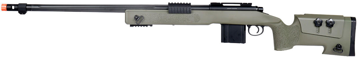 WellFire M40A3 Bolt Action Airsoft Sniper Rifle, OD Green